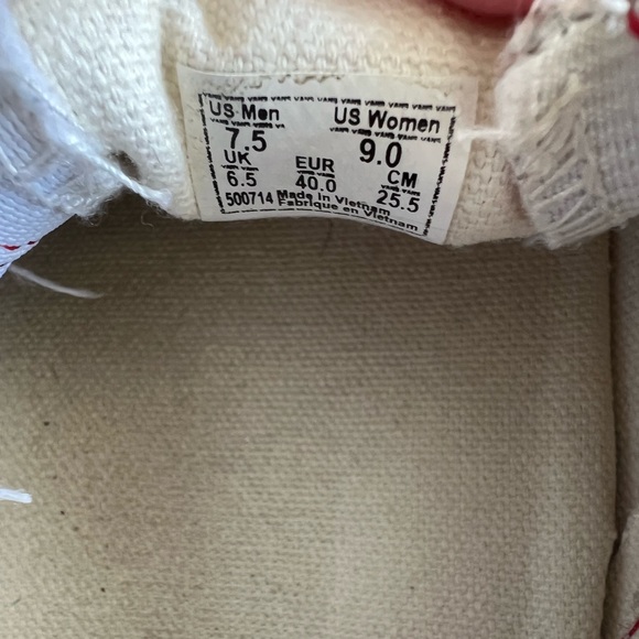 Vans slip on checkerboard flame Mens 7.5 womens 9 - Picture 6 of 7